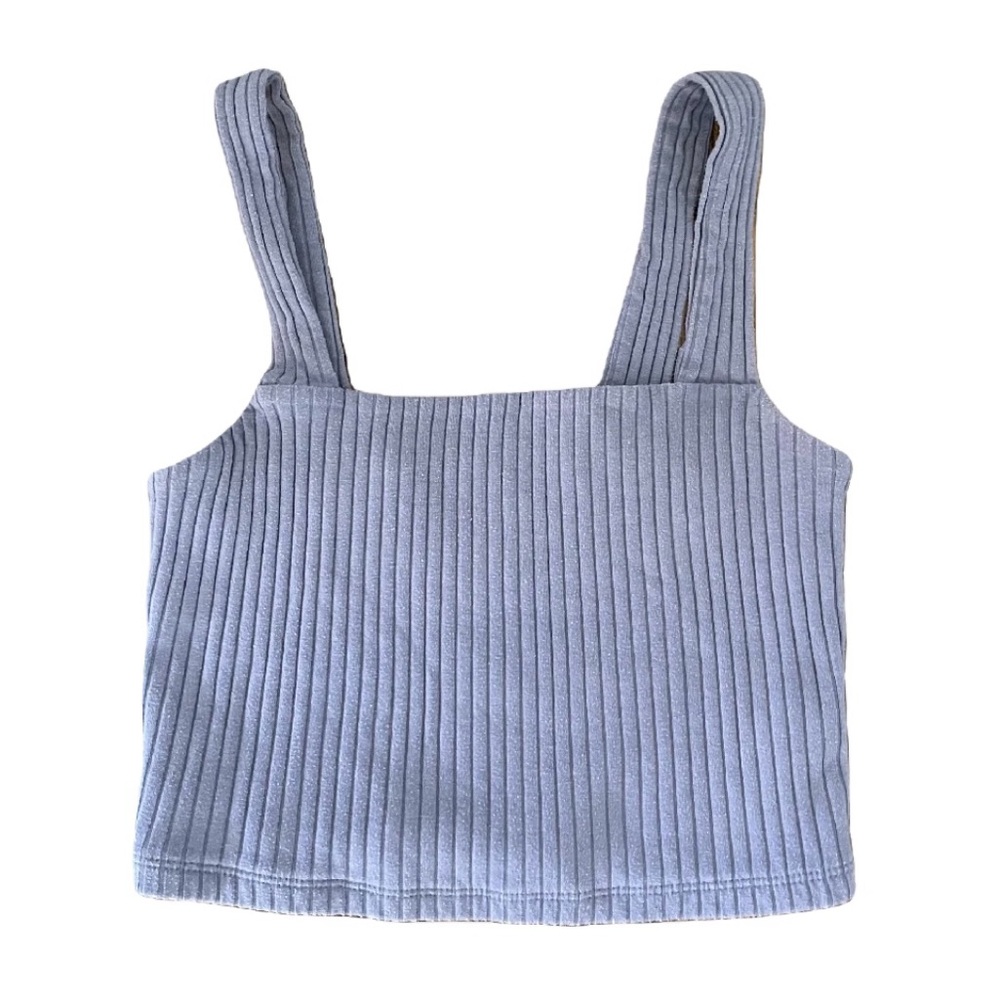 Crop Ribbed Tank Top